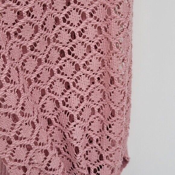 Free People Sweetest Thing Thermal Embroidered Top Women's Size Medium - Picture 9 of 12